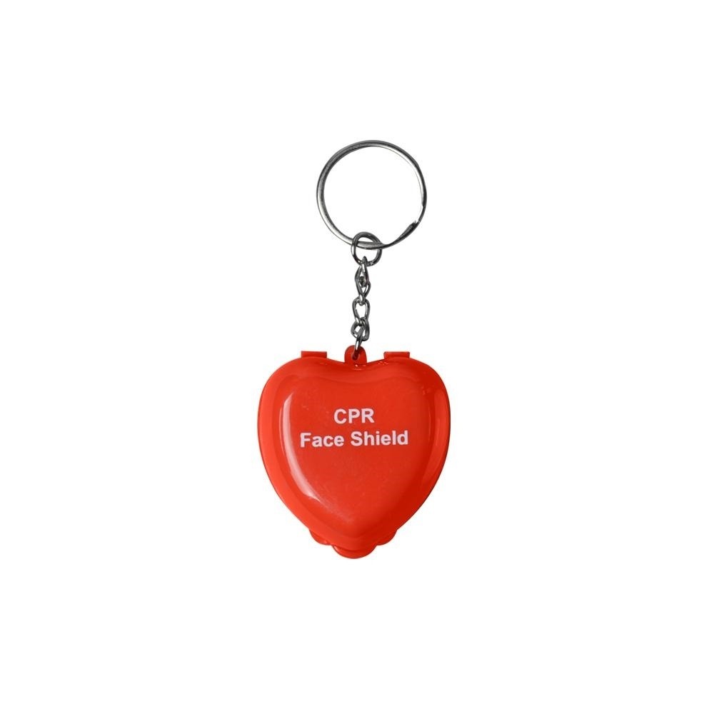 Bestell Beatmungsmaske Schlüsselanhänger Herz Rot für Krankenpfleger