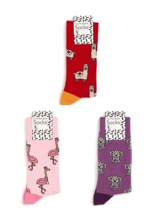 Damensocken Set Tiere