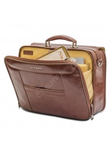 Elite Bags DOCTOR'S Braunes Leder