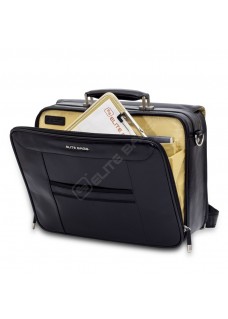 Elite Bags DOCTOR'S Schwarzes Leder