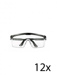 Hospitrix Schutzbrille Schwarz 12 Stk.