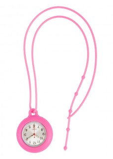 Silikon Schlüsselband Uhr Rosa