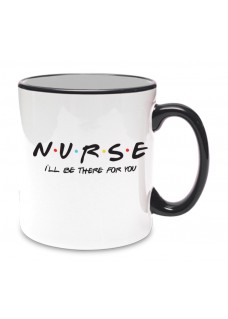 Tasse Nurse For You Schwarz