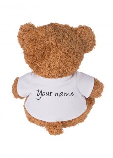 Teddybär Love Nursing mit Namensaufdruck