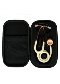 Hospitrix Stethoskop Professional Line Pink Gold Edition Weiß +  Kostenlose Premium Tasche!