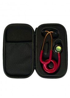 Hospitrix Stethoskop Professional Line Metal Rainbow Edition Himbeere + Kostenlose Premium Tasche!