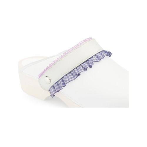 Click Straps Purple Frill