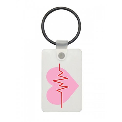 USB Schlüsselhänger EKG Rosa